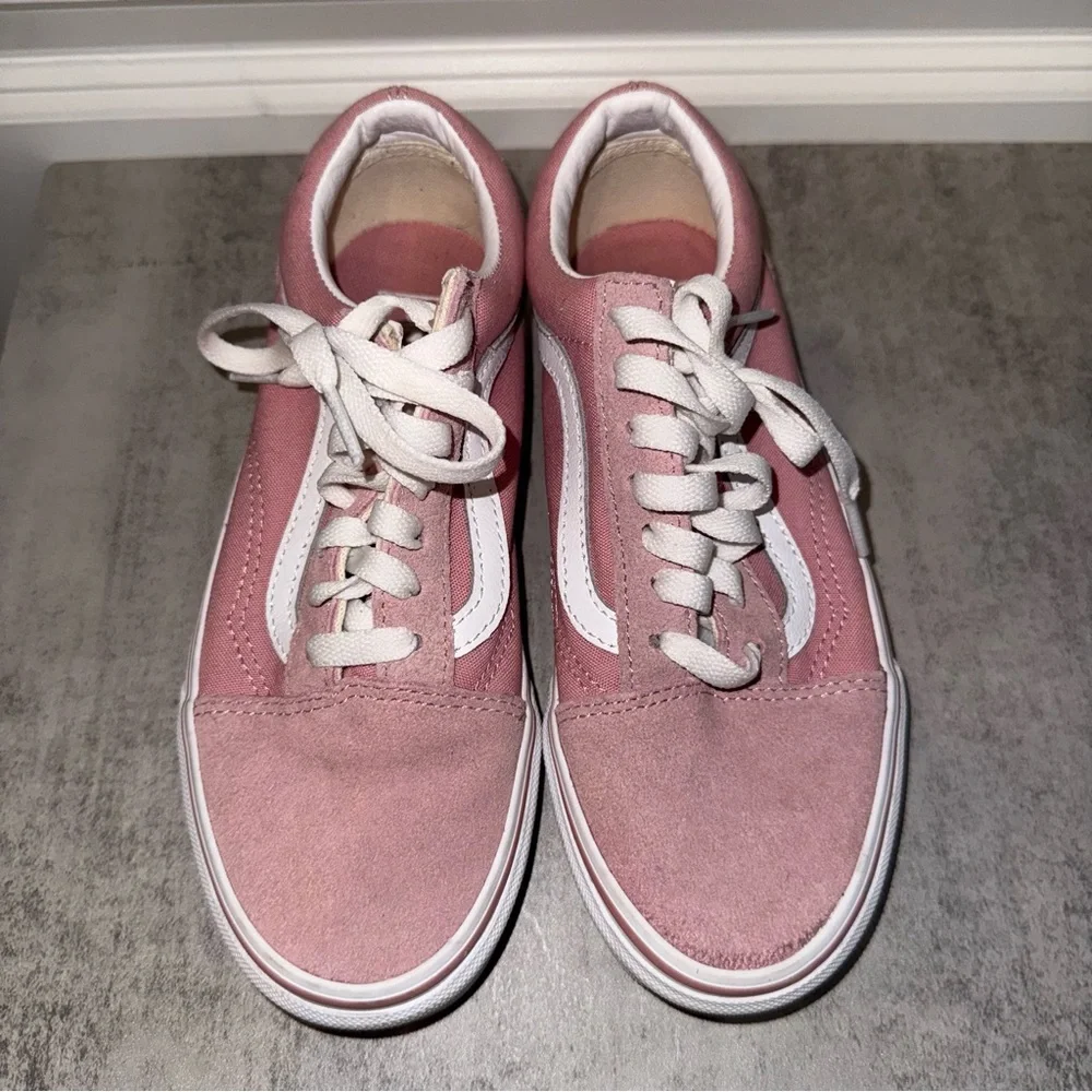 Old Skool Shoe Dawn Pink / True White Size 4.5 Men / 6 Women - Picture 5 of 7